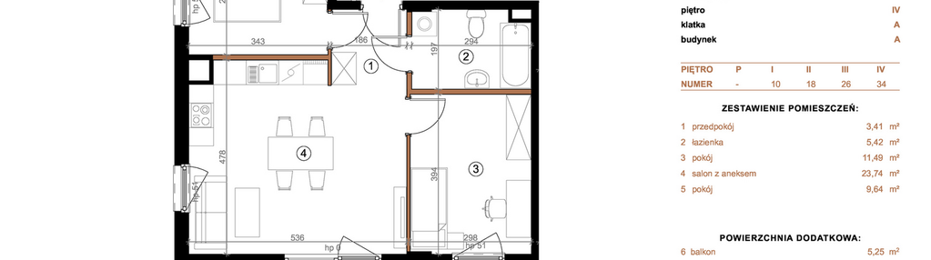 Mieszkanie w inwestycji: LIPOVA