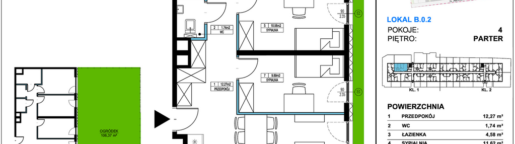 Mieszkanie w inwestycji: Jabłonova