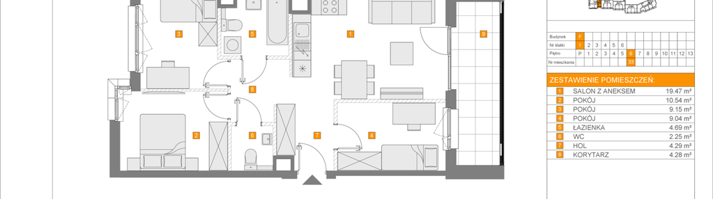 Mieszkanie w inwestycji: Apartamenty Literacka etap 2.3