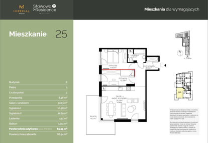 Mieszkanie w inwestycji: Stawowa Residence - etap V