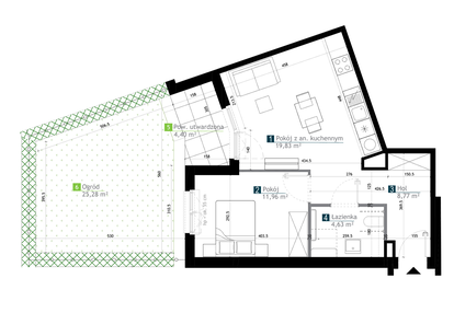 Mieszkanie w inwestycji: M Bemowo 3