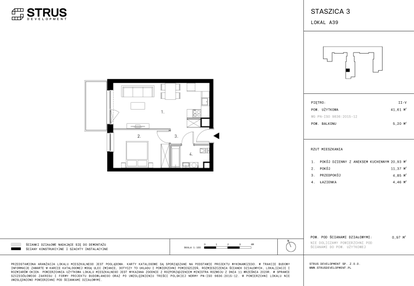 Mieszkanie w inwestycji: Staszica 3