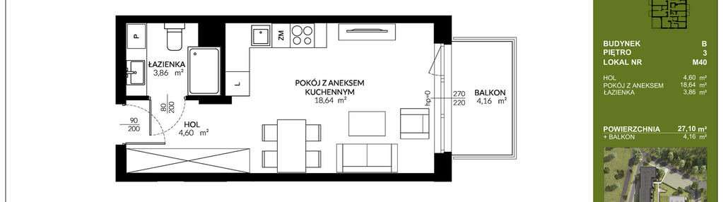 Mieszkanie w inwestycji: Triton Kampinos III