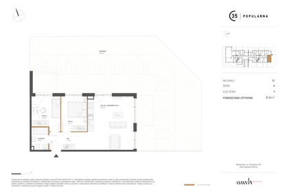 Mieszkanie w inwestycji: Popularna 35