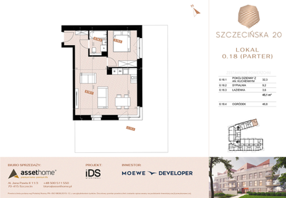 Mieszkanie w inwestycji: Szczecińska 20