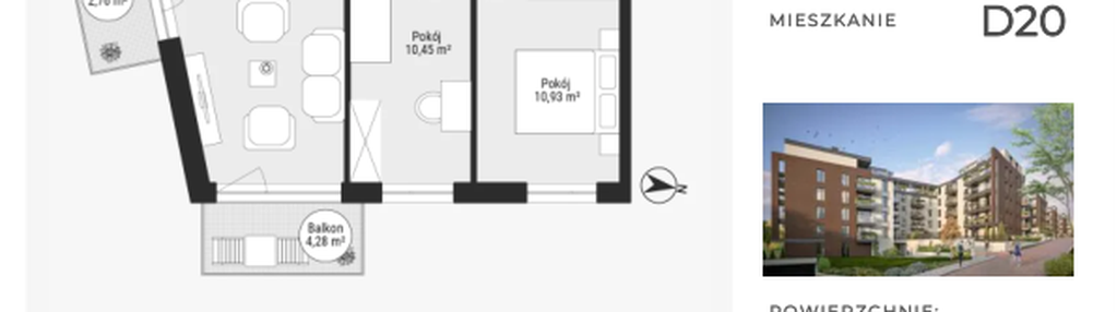 Mieszkanie w inwestycji: Na Koszutce II