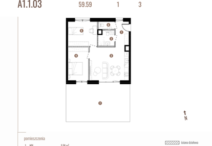 Mieszkanie w inwestycji: Belg Apartamenty etap II