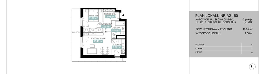 Mieszkanie w inwestycji: Mikato