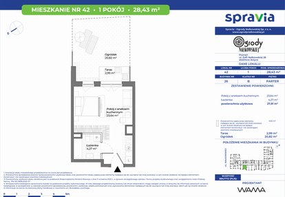 Mieszkanie w inwestycji: Ogrody Nałkowskiej