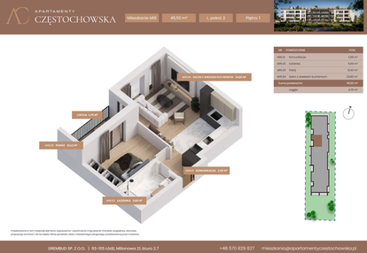 Mieszkanie w inwestycji: Apartamenty Częstochowska