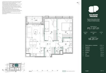 Mieszkanie w inwestycji: Bulwary Praskie etap NOP