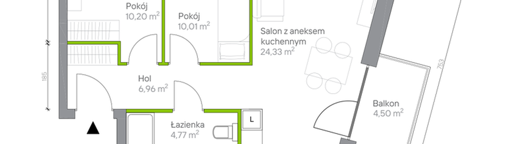 Mieszkanie w inwestycji: Jesionowa Vita