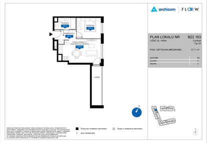 Mieszkanie w inwestycji: Flow - bud. B2 A i bud. B2 B