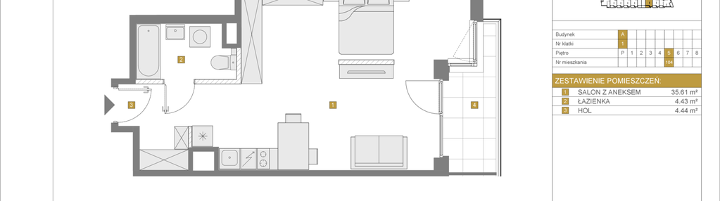 Mieszkanie w inwestycji: Apartamenty Grzybowska 11