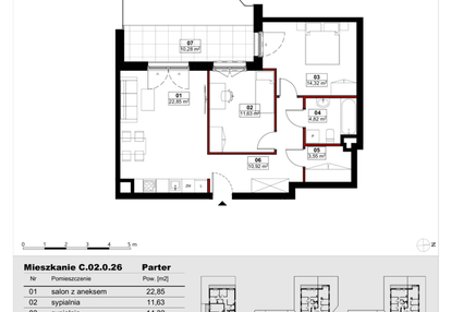 Mieszkanie w inwestycji: Skwer Witosa