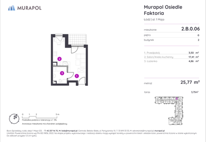 Mieszkanie w inwestycji: Murapol Osiedle Faktoria