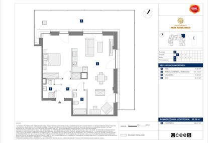 Mieszkanie w inwestycji: Apartamenty Park Matecznego Etap 1