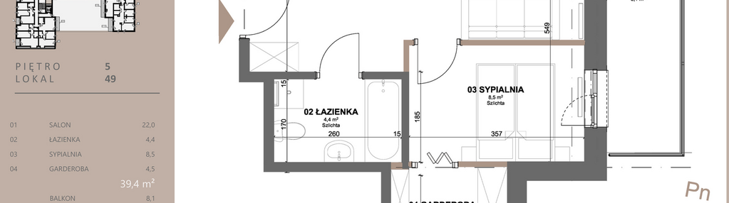Mieszkanie w inwestycji: BETWEEN