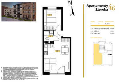 Mieszkanie w inwestycji: Apartamenty Szeroka 46