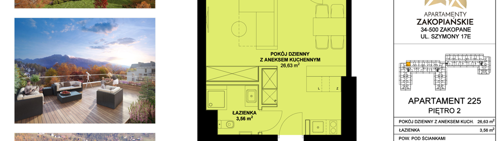 Mieszkanie w inwestycji: Apartamenty Zakopiańskie