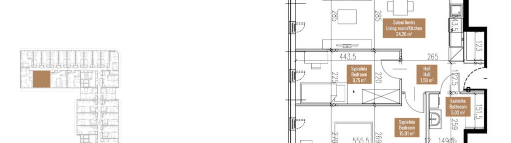 Mieszkanie w inwestycji: Global Apartments