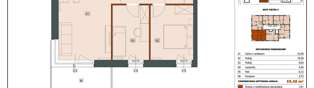 Mieszkanie w inwestycji: Ogrody Andersena