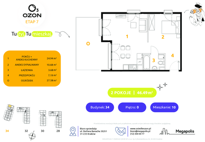 Mieszkanie w inwestycji: Osiedle Ozon etap VII