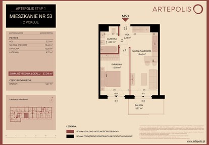 Mieszkanie w inwestycji: Artepolis