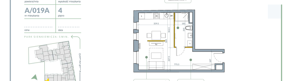 Mieszkanie w inwestycji: Flora Śródmieście