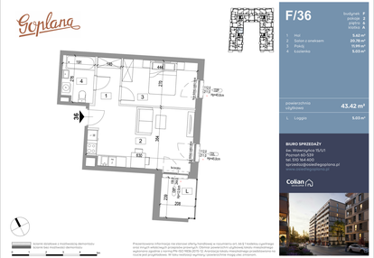 Mieszkanie w inwestycji: Goplana budynek F