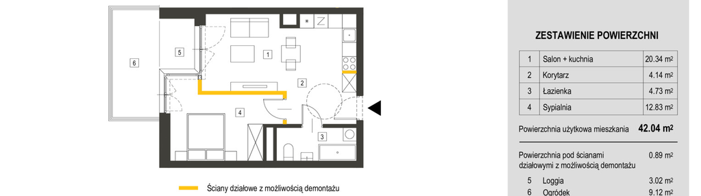 Mieszkanie w inwestycji: Apartamenty Dębowa