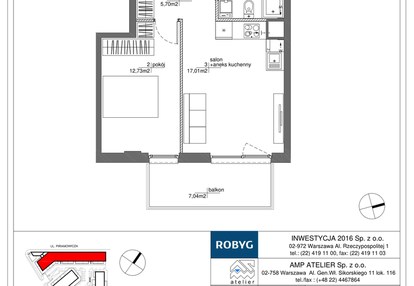 Mieszkanie w inwestycji: Rytm Mokotowa - etap 1B