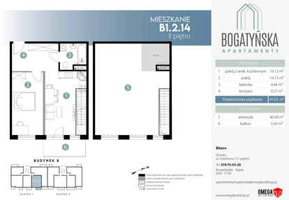 Mieszkanie w inwestycji: Bogatyńska Apartamenty - Etap II