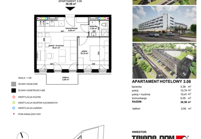 Mieszkanie w inwestycji: Apartamentowiec Zwycięska 3