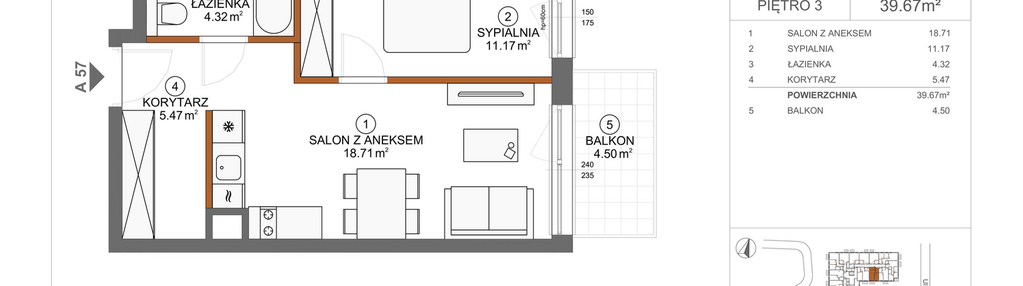 Mieszkanie w inwestycji: Apartamenty Rusałki