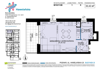 Mieszkanie w inwestycji: Osiedle Hawelańska etap III - bud. B