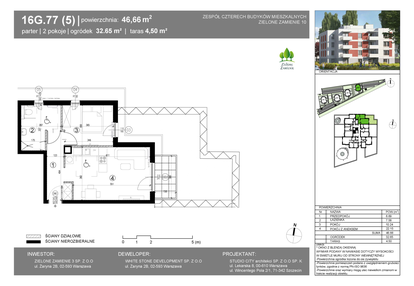 Mieszkanie w inwestycji: Zielone Zamienie X