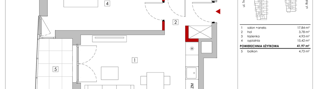 Mieszkanie w inwestycji: Zakątek Włochy