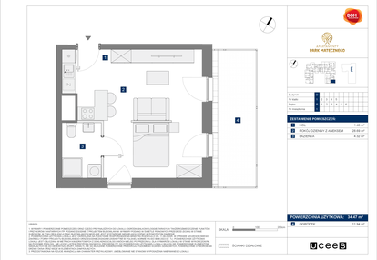 Mieszkanie w inwestycji: Apartamenty Park Matecznego Etap 1