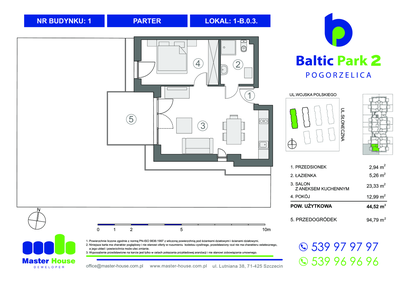 Mieszkanie w inwestycji: Baltic Park 2 Pogorzelica bud. 1 i 2