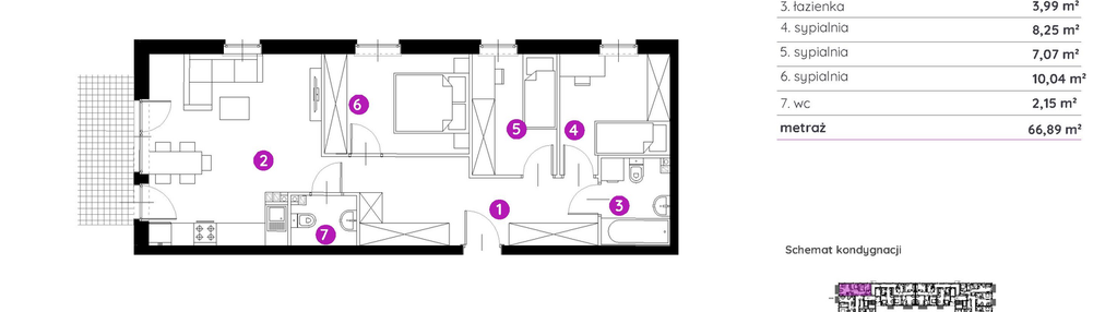 Mieszkanie w inwestycji: Murapol Trzy Lipki etap II