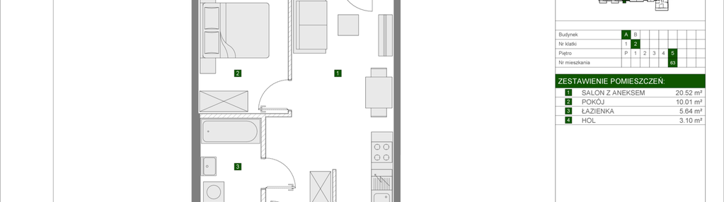 Mieszkanie w inwestycji: Osiedle Urbino etap 4.1