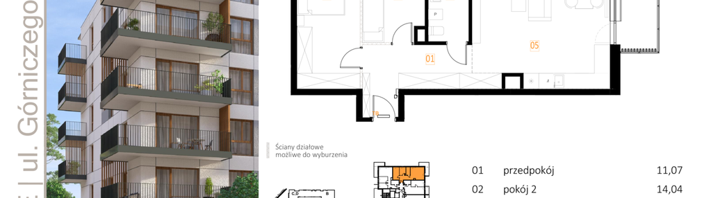 Mieszkanie w inwestycji: Zielony Nikiszowiec