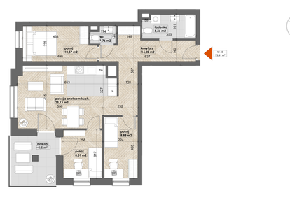 Mieszkanie w inwestycji: Apartamenty Śródmieście