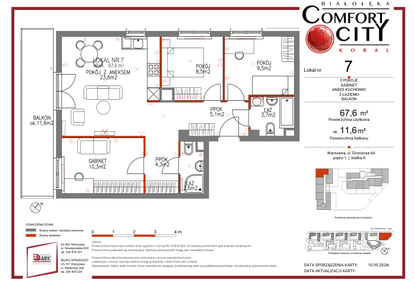 Mieszkanie w inwestycji: Comfort City Koral