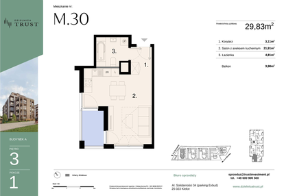 Mieszkanie w inwestycji: Dzielnica Trust