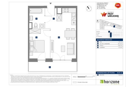 Mieszkanie w inwestycji: Osiedle przy Wielickiej