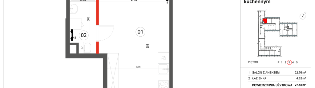 Mieszkanie w inwestycji: Stalowa Form 43.45