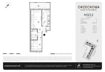 Mieszkanie w inwestycji: Orzechowa