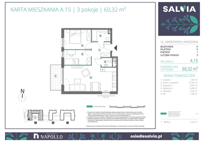 Mieszkanie w inwestycji: Osiedle Salvia